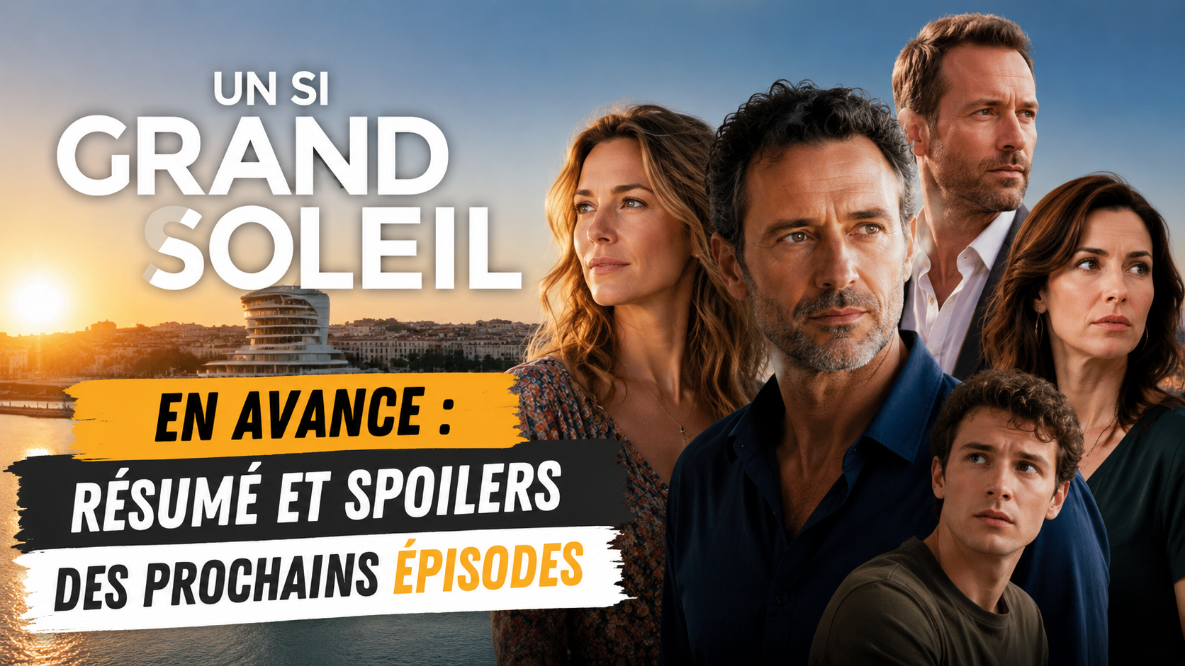 un si grand soleil en avance