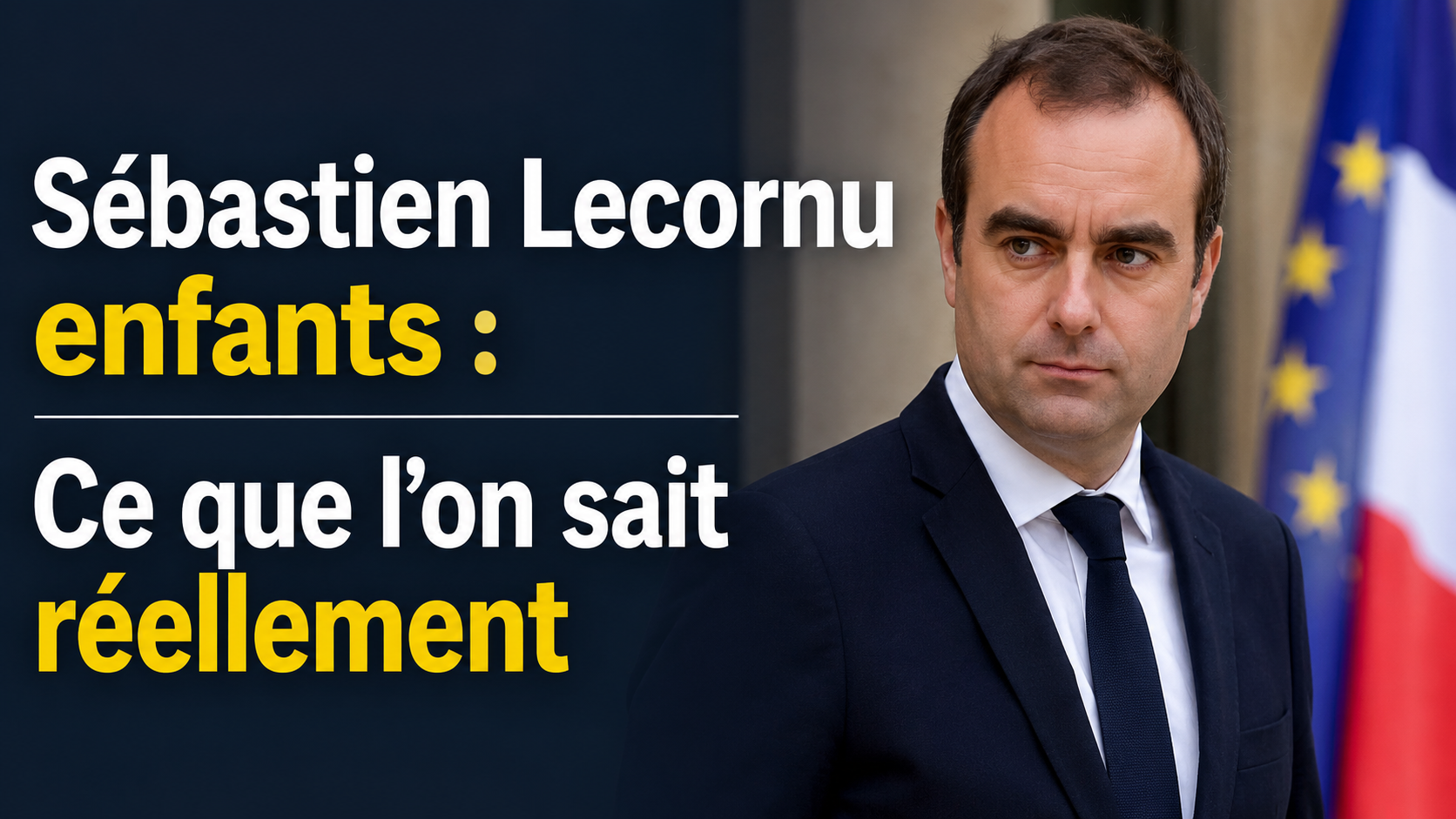 Sébastien Lecornu enfants